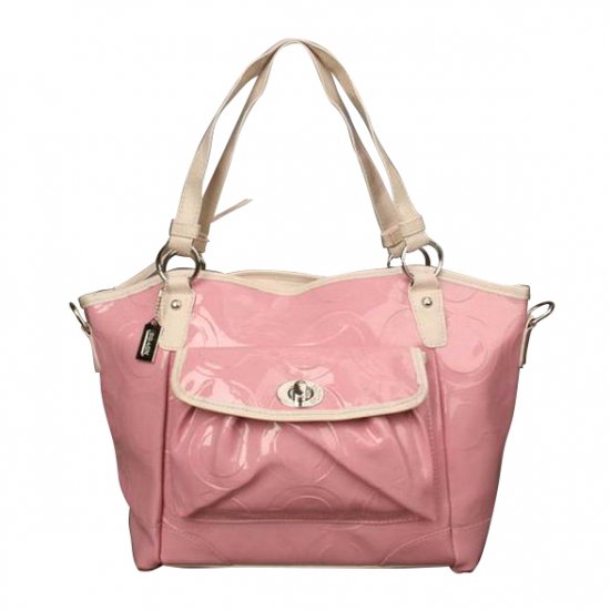 Coach Bleecker Riley Carryall Small Pink Satchels ECI | Coach Outlet Canada